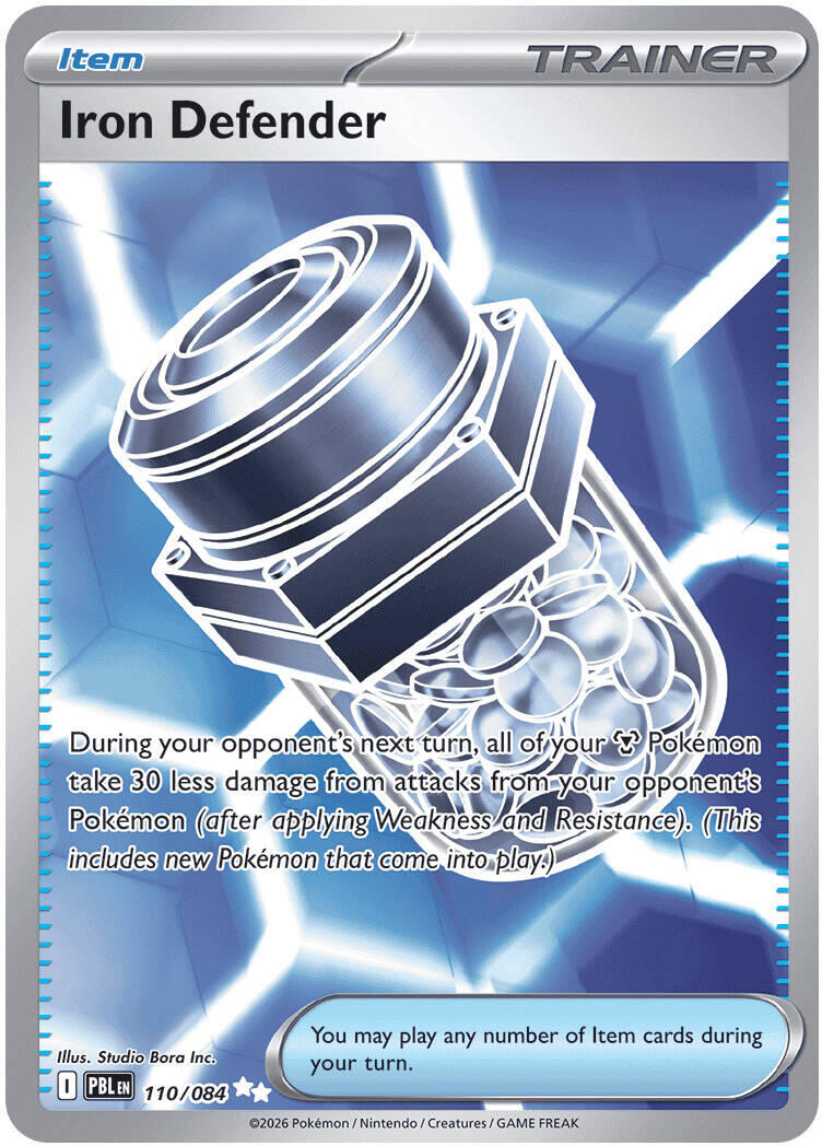 Iron Defender (110/084) [Mega Evolution: Pitch Black] | Black Swamp Games
