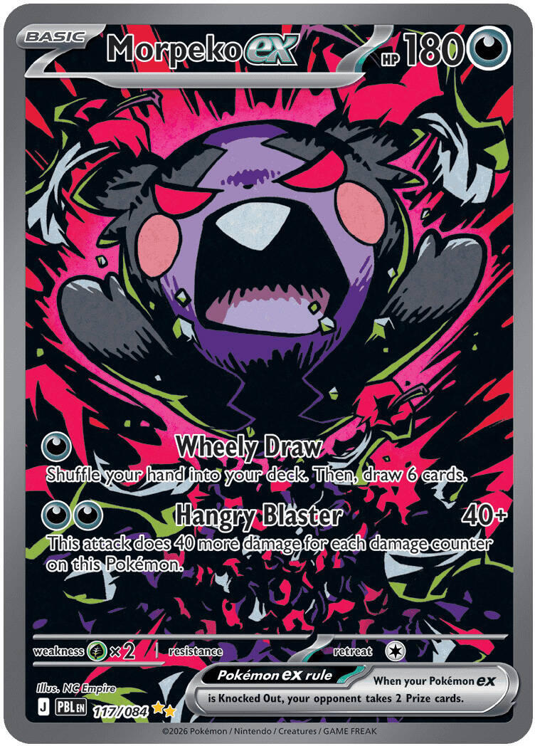 Morpeko ex (117/084) [Mega Evolution: Pitch Black] | Black Swamp Games
