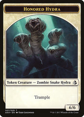 Honored Hydra // Warrior Double-Sided Token [Amonkhet Tokens] | Black Swamp Games