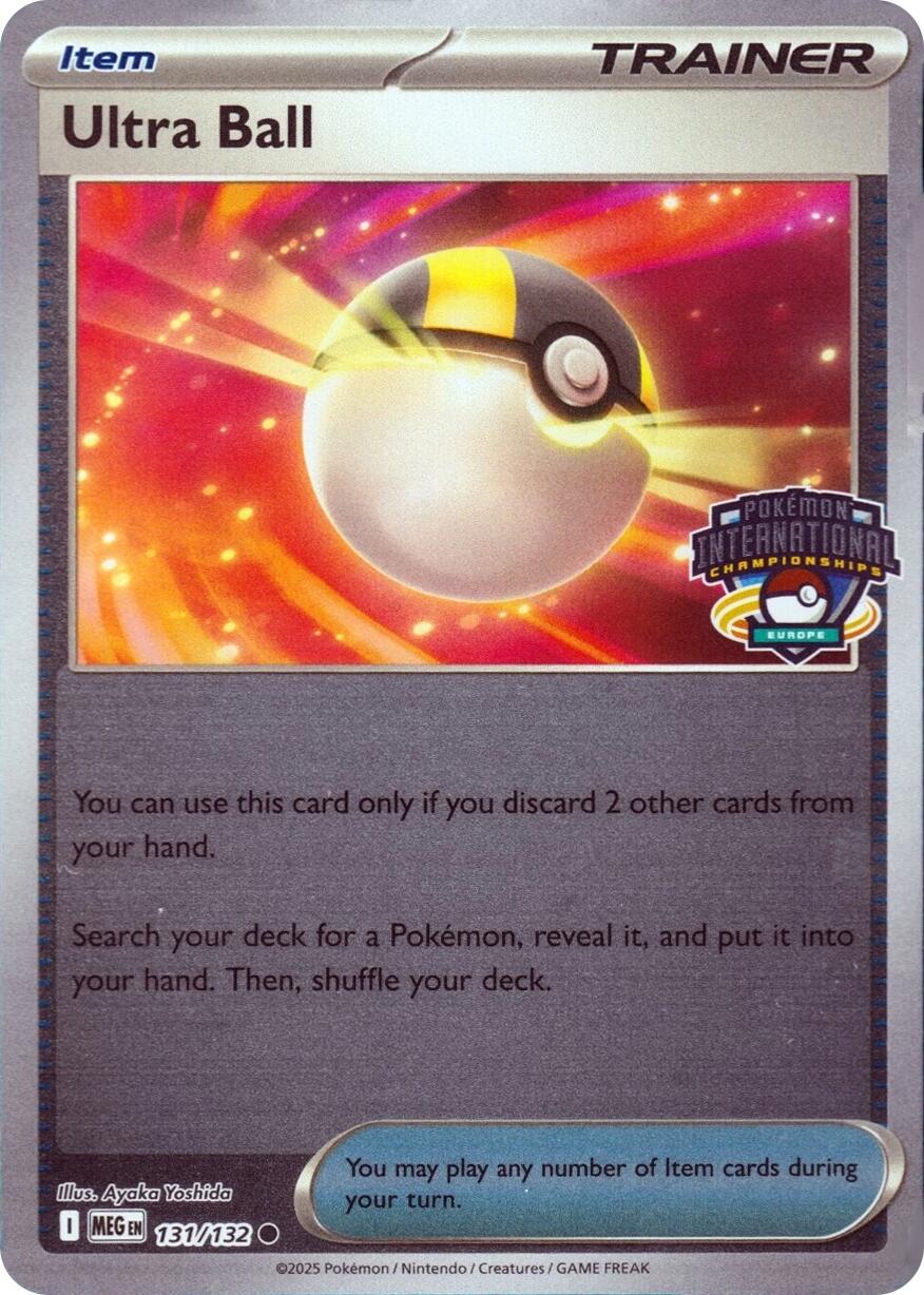 Ultra Ball (131/132) (European International Championship) [League & Championship Cards] | Black Swamp Games