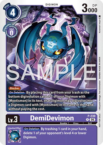 DemiDevimon [P-239] (Official Store Tournament 2026 Vol. 3 Participant) [Promotional Cards] | Black Swamp Games