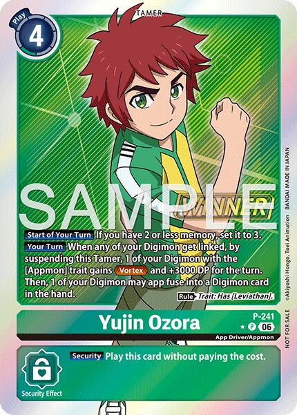 Yujin Ozora [P-241] (Official Store Tournament 2026 Vol. 3 Winner) [Promotional Cards] | Black Swamp Games