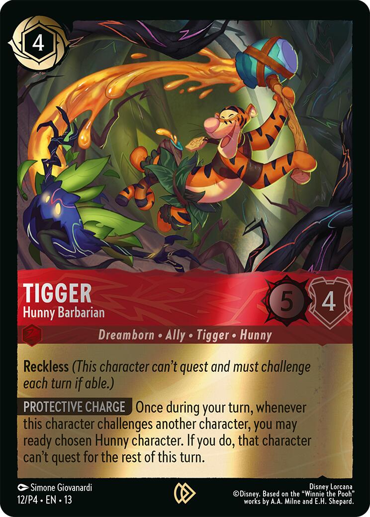 Tigger - Hunny Barbarian (12) [Promo Cards] | Black Swamp Games