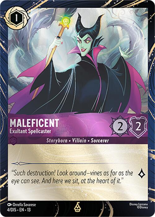 Maleficent - Exultant Spellcaster (4) [Promo Cards] | Black Swamp Games