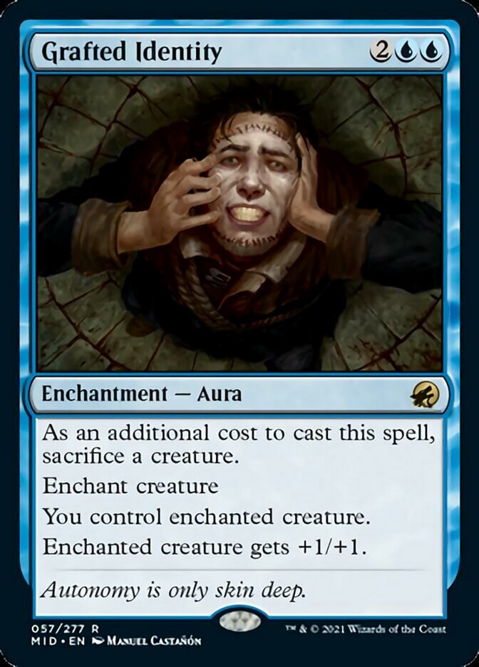 Grafted Identity [Innistrad: Midnight Hunt] | Black Swamp Games