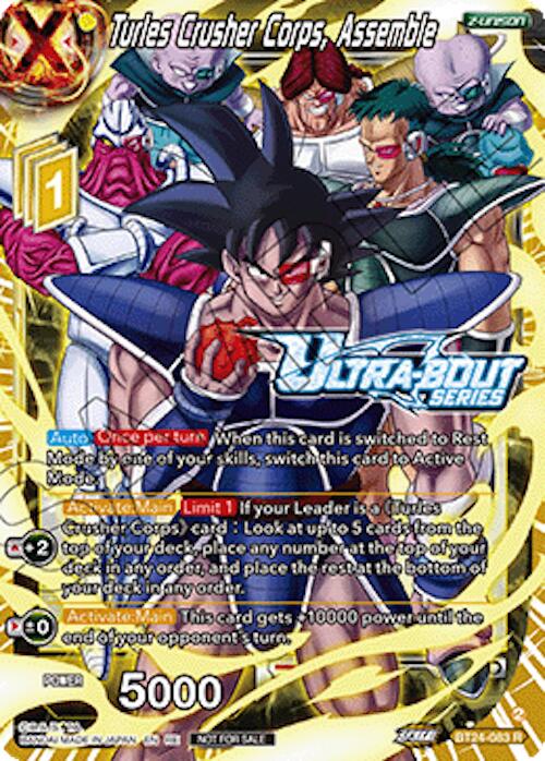 Turles Crusher Corps, Assemble (Event Pack 19) (BT24-083) [Tournament Promotion Cards] | Black Swamp Games