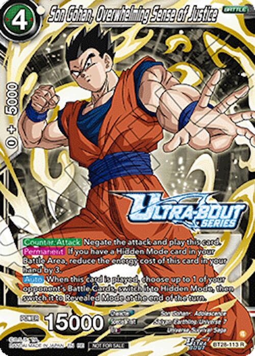 Son Gohan, Overwhelming Sense of Justice (Event Pack 19) (BT28-113) [Tournament Promotion Cards] | Black Swamp Games