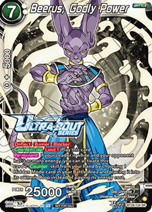 Beerus, Godly Power (Event Pack 19) (BT28-124) [Tournament Promotion Cards] | Black Swamp Games