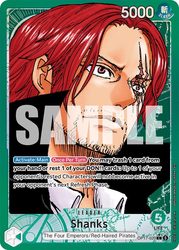 Shanks (Alternate Art) [The World's Strongest Warriors] | Black Swamp Games
