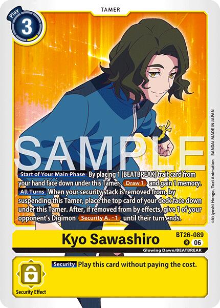Kyo Sawashiro [BT26-089] [Timeless Bonds] | Black Swamp Games