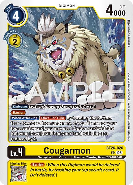 Cougarmon [BT26-026] [Timeless Bonds] | Black Swamp Games