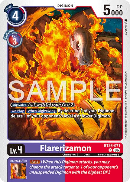 Flarerizamon [BT26-071] [Timeless Bonds] | Black Swamp Games