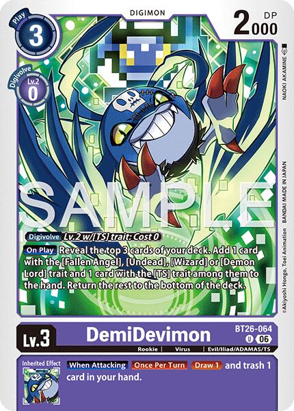 DemiDevimon [BT26-064] [Timeless Bonds] | Black Swamp Games