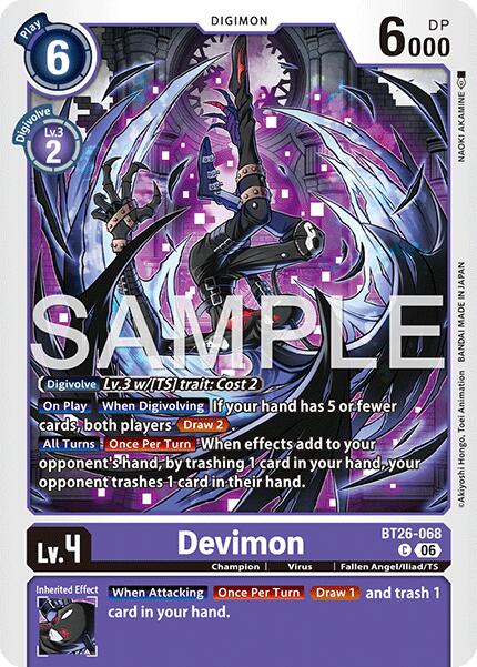Devimon [BT26-068] [Timeless Bonds] | Black Swamp Games