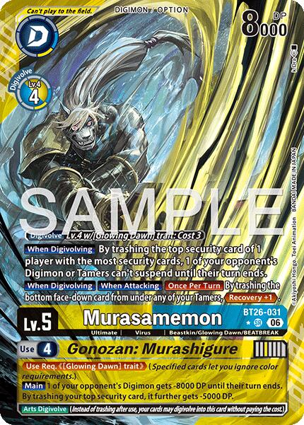 Murasamemon // Gonozan: Murashigure [BT26-031] (Alternate Art) [Timeless Bonds] | Black Swamp Games
