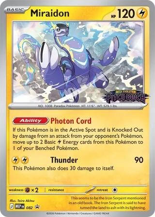 Miraidon (082) (Pitch Black Stamped) [Mega Evolution Promo] | Black Swamp Games