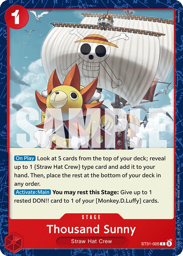 Thousand Sunny [Starter Deck: RED Monkey.D.Luffy] | Black Swamp Games