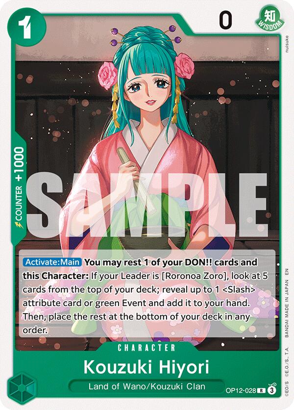 Kouzuki Hiyori [Starter Deck: GREEN Roronoa Zoro] | Black Swamp Games