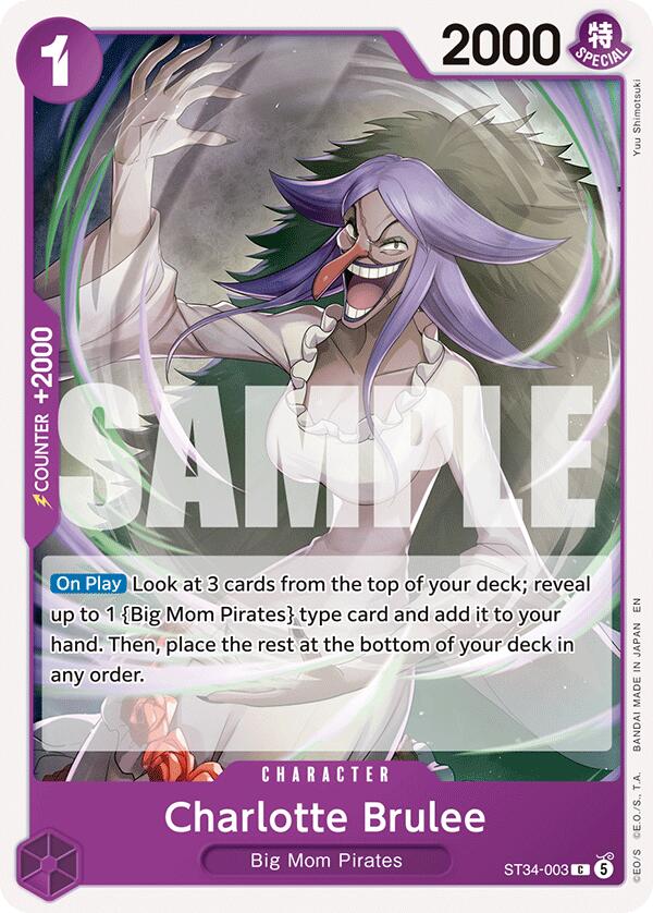Charlotte Brulee [Starter Deck: PURPLE Charlotte Katakuri] | Black Swamp Games