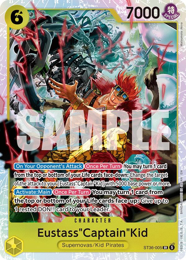 Eustass"Captain"Kid [Starter Deck: 3D2Y] | Black Swamp Games
