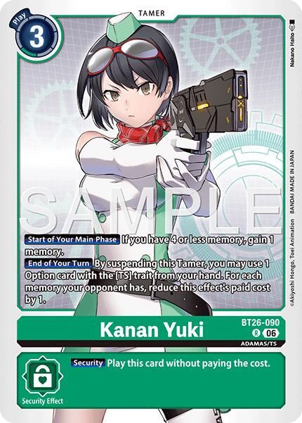 Kanan Yuki [BT26-090] [Timeless Bonds] | Black Swamp Games