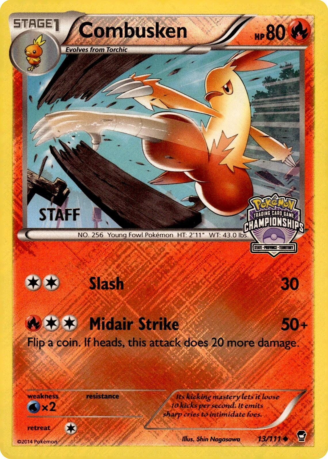 Combusken (13/111) (State Championships) [Staff] [League & Championship Cards] | Black Swamp Games