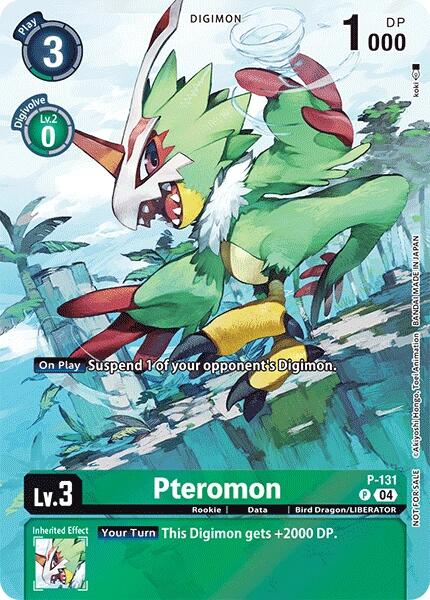 Pteromon [P-131] (Digimon Liberator D-Storage Set) [Promotional Cards] | Black Swamp Games