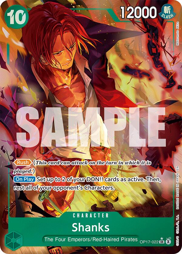 Shanks (Alternate Art) [The World's Strongest Warriors] | Black Swamp Games