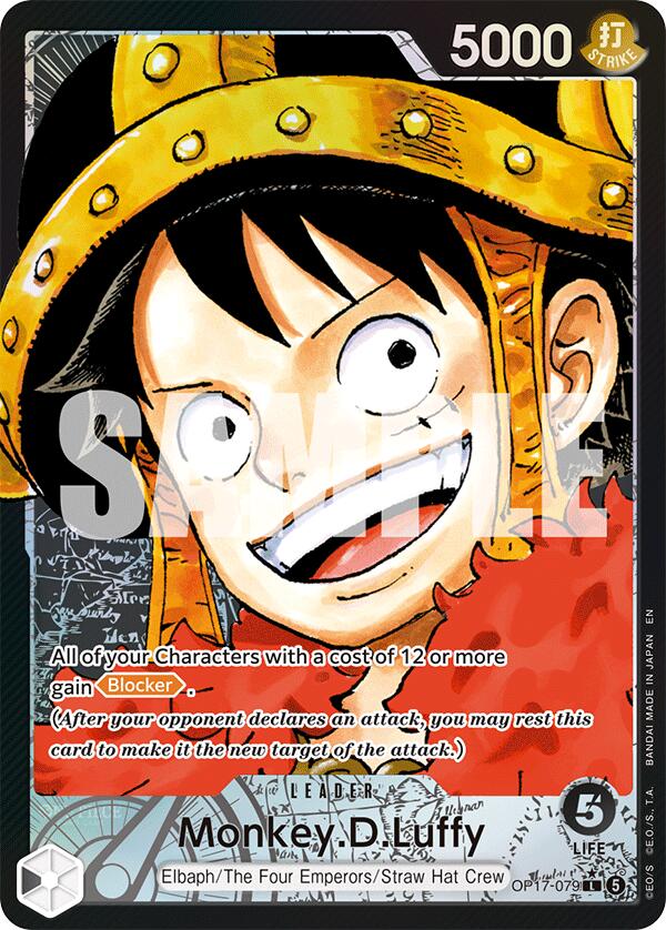 Monkey.D.Luffy (Alternate Art) [The World's Strongest Warriors] | Black Swamp Games