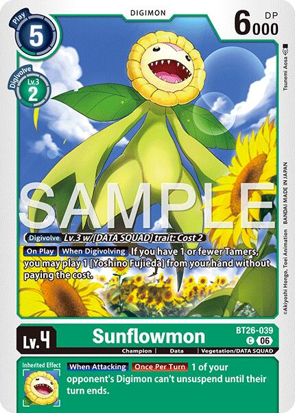 Sunflowmon [BT26-039] [Timeless Bonds] | Black Swamp Games