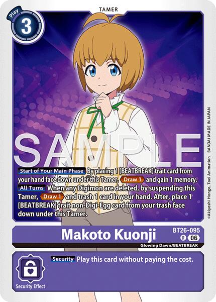 Makoto Kuonji [BT26-095] [Timeless Bonds] | Black Swamp Games