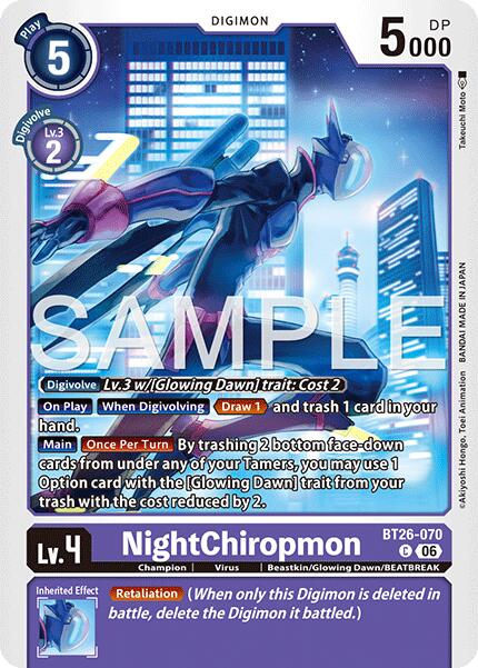 NightChiropmon [BT26-070] [Timeless Bonds] | Black Swamp Games