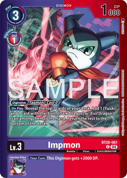 Impmon [BT20-061] [Limited Card Pack -Final Crest-] | Black Swamp Games