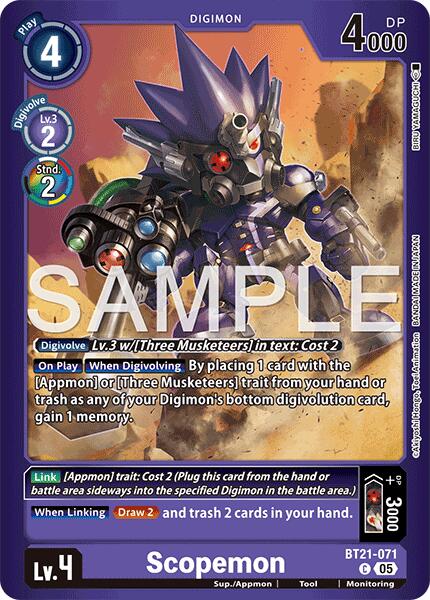 Scopemon [BT21-071] [Limited Card Pack -Final Crest-] | Black Swamp Games