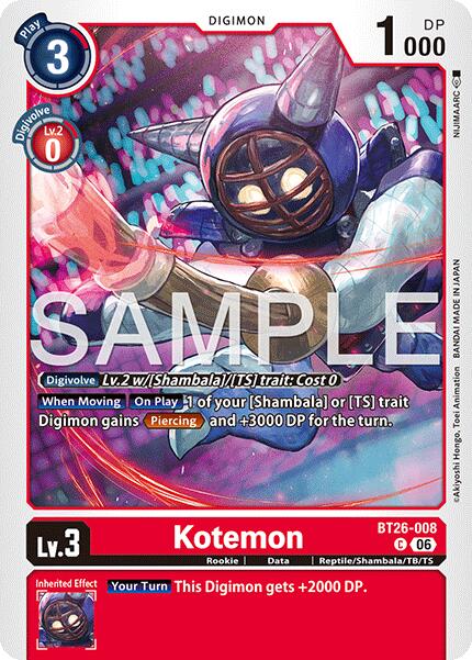 Kotemon [BT26-008] [Timeless Bonds] | Black Swamp Games