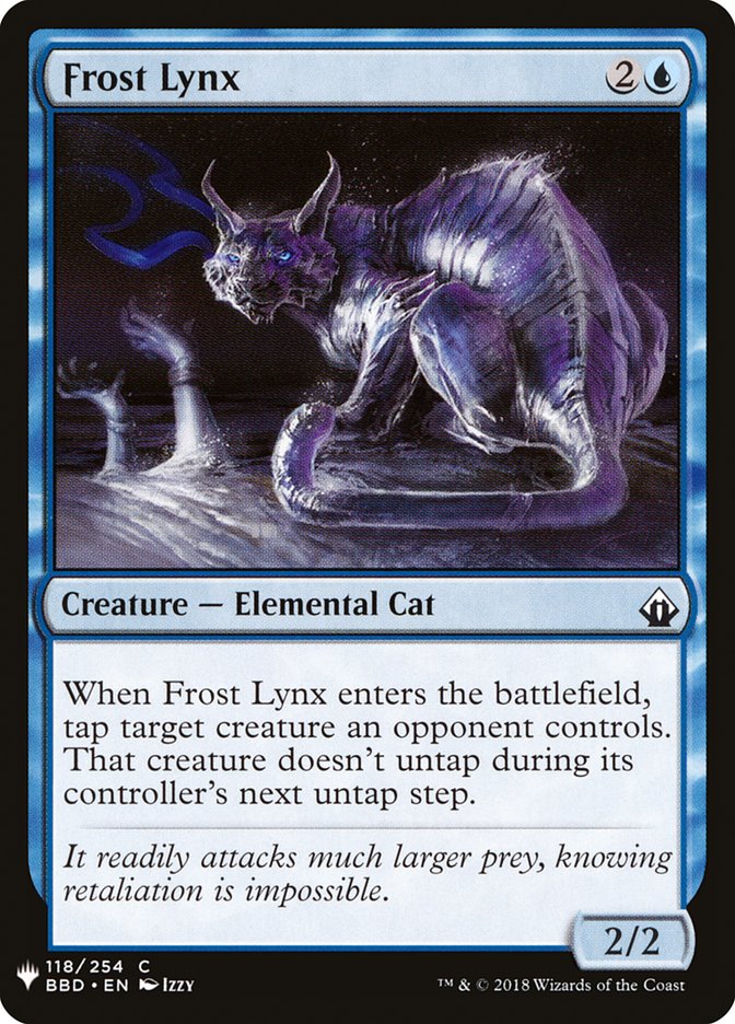 Frost Lynx [Mystery Booster] | Black Swamp Games