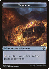 Saproling // Treasure Double-Sided Token [Commander 2020 Tokens] | Black Swamp Games