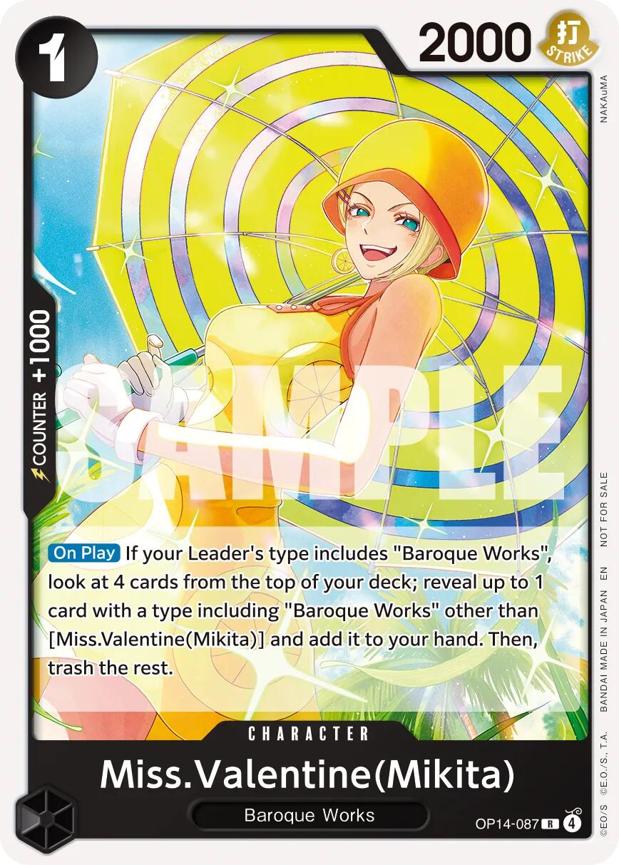 Miss.Valentine(Mikita) (Tournament Pack 2026 Vol. 3) [One Piece Promotion Cards] | Black Swamp Games