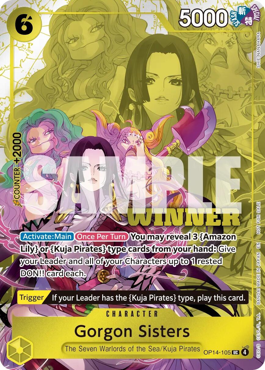 Gorgon Sisters (Winner Pack 2026 Vol. 3) [One Piece Promotion Cards] | Black Swamp Games