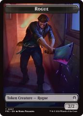 Insect // Rogue Double-Sided Token [Reality Fracture Commander Tokens] | Black Swamp Games