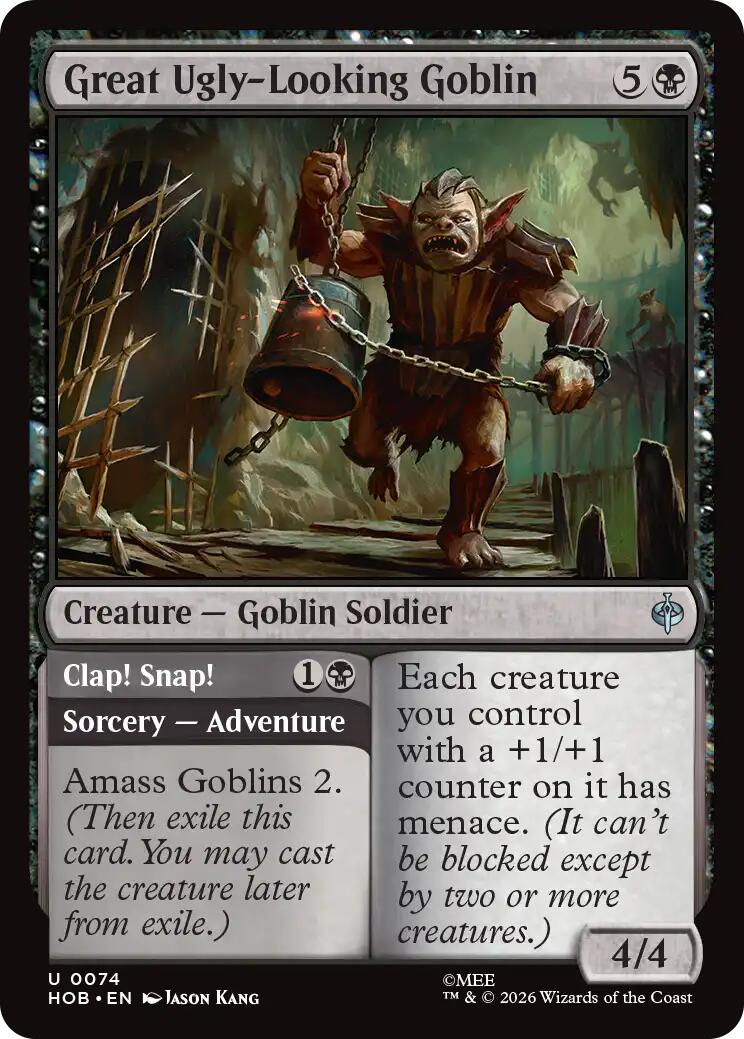 Great Ugly-Looking Goblin (Showcase) (Surge Foil) [The Hobbit] | Black Swamp Games