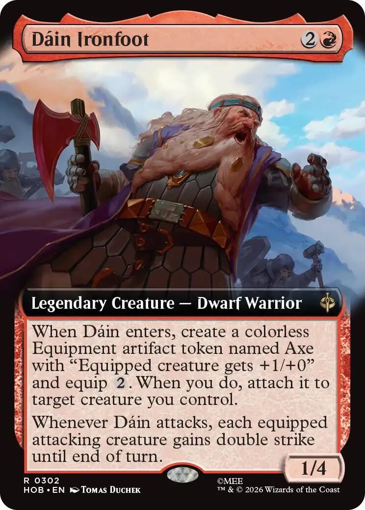 Dain Ironfoot (Extended Art) [The Hobbit] | Black Swamp Games