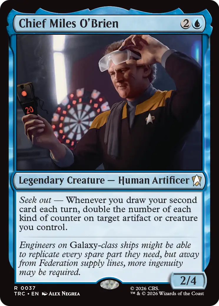 Chief Miles O'Brien (Surge Foil) [Star Trek Commander] | Black Swamp Games