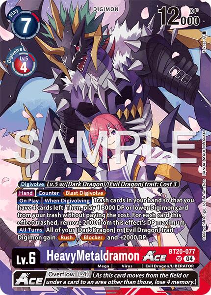 HeavyMetaldramon ACE [BT20-077] [Limited Card Pack -Final Crest-] | Black Swamp Games