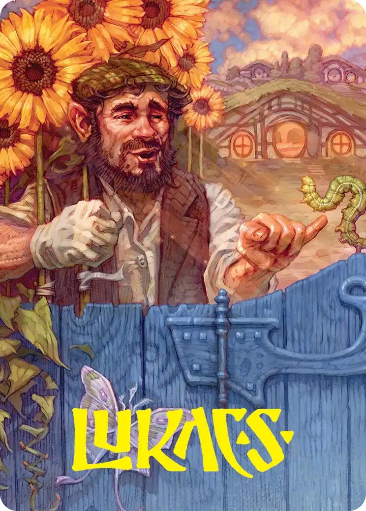 The Gaffer Art Card (Gold-Stamped Signature) [The Hobbit Art Series] | Black Swamp Games