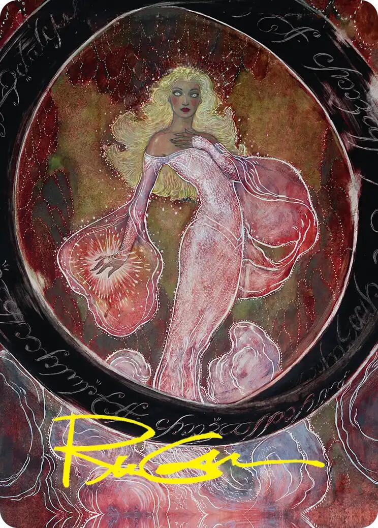Galadriel's Dismissal Art Card (Gold-Stamped Signature) [The Hobbit Art Series] | Black Swamp Games
