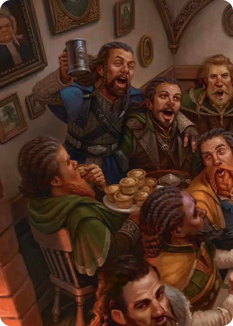 Fili and Kili, Joyous Art Card (1/12) [The Hobbit Art Series] | Black Swamp Games