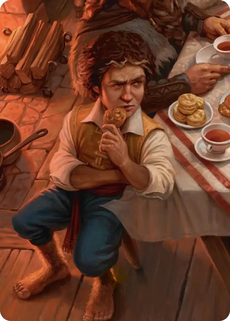 Bilbo, Fellow Conspirator Art Card (4/12) [The Hobbit Art Series] | Black Swamp Games