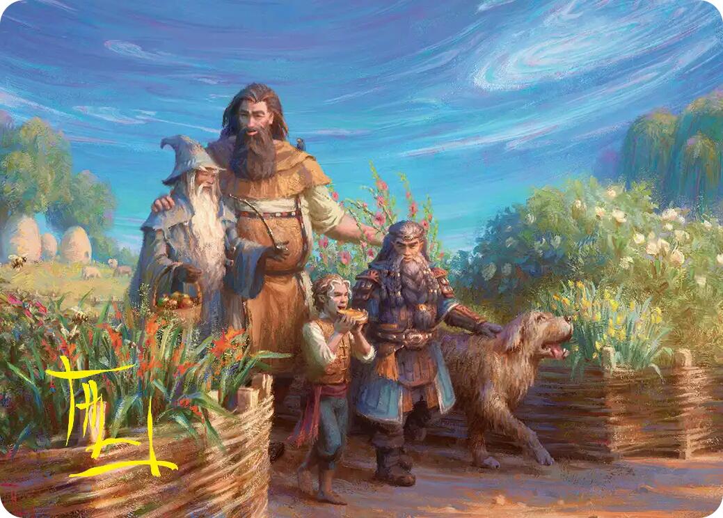 Beorn's Hospitality Art Card (Gold-Stamped Signature) [The Hobbit Art Series] | Black Swamp Games