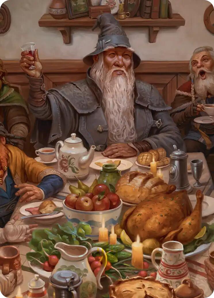 Gandalf, Party Guest Art Card (2/12) [The Hobbit Art Series] | Black Swamp Games